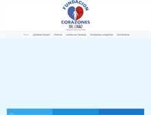 Tablet Screenshot of fundacioncorazonesdelcibao.org.do
